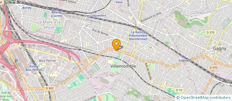 localisation de l'entreprise MONSIEUR MOHAMED JOUINI à VILLEMOMBLE