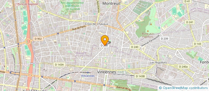 localisation de l'entreprise MONSIEUR MOHAMED JOUNAIDI  MONTREUIL