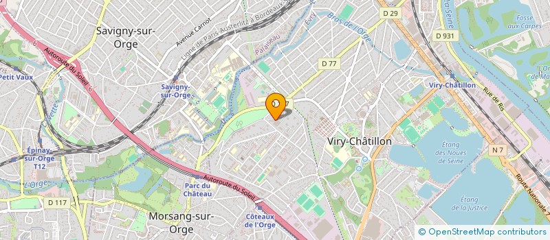 localisation de l'entreprise MONSIEUR MOHAMED JRAD à VIRY-CHATILLON