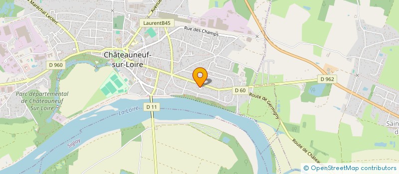 localisation de l'entreprise MONSIEUR MOHAMED KAAKAI à CHATEAUNEUF-SUR-LOIRE