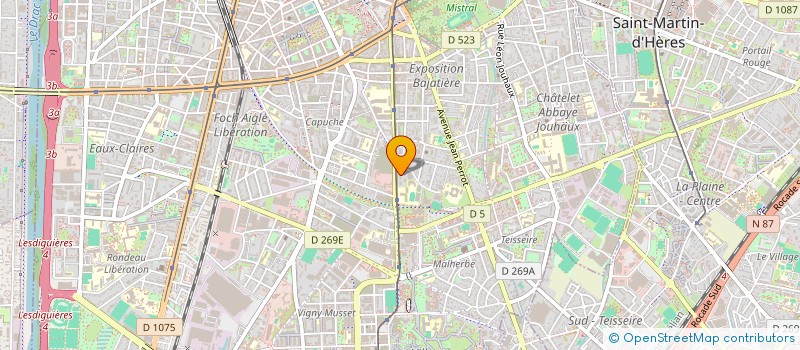 localisation de l'entreprise MONSIEUR MOHAMED KAB  GRENOBLE