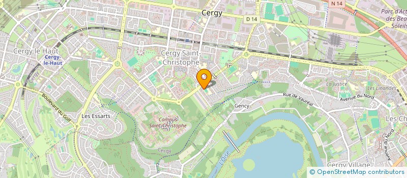 localisation de l'entreprise MONSIEUR MOHAMED KABA  CERGY