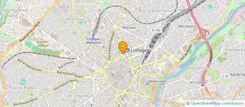 localisation de l'entreprise MONSIEUR MOHAMED KABA à LIMOGES
