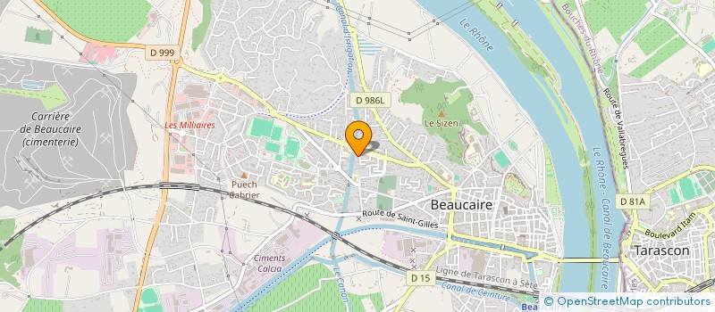 localisation de l'entreprise MONSIEUR MOHAMED KABA  BEAUCAIRE