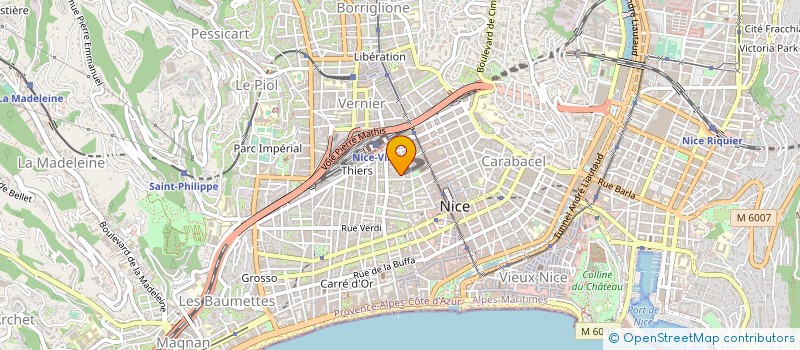 localisation de l'entreprise MONSIEUR MOHAMED KABBADJ à NICE