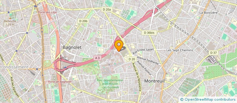 localisation de l'entreprise MONSIEUR MOHAMED KABBAJ  MONTREUIL