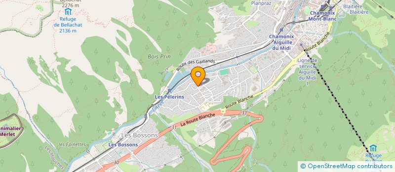 localisation de l'entreprise MONSIEUR MOHAMED KACIMI  CHAMONIX-MONT-BLANC