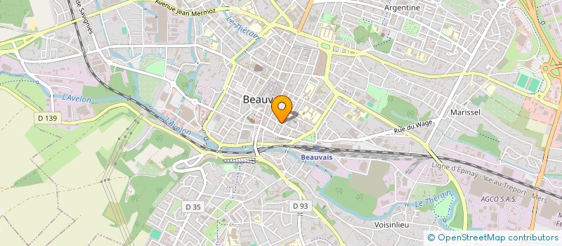 localisation de l'entreprise MONSIEUR MOHAMED KADARI  BEAUVAIS