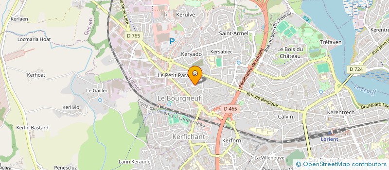 localisation de l'entreprise MONSIEUR MOHAMED KADDOUR HOCINE  LORIENT