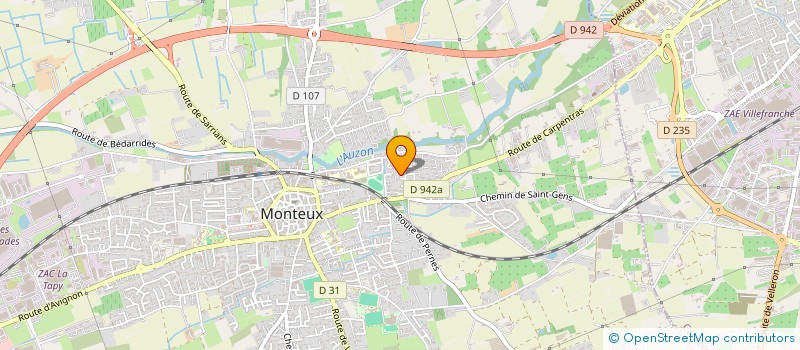 localisation de l'entreprise MONSIEUR MOHAMED KADDOURI  MONTEUX