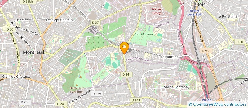 localisation de l'entreprise MONSIEUR MOHAMED KADDOURI à MONTREUIL