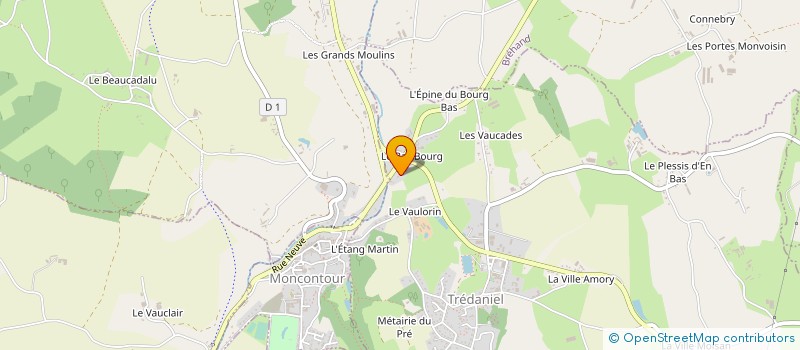 localisation de l'entreprise MONSIEUR MOHAMED KADI à TREDANIEL