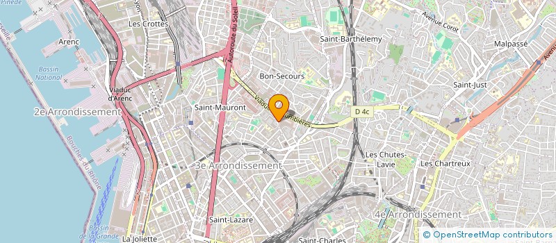 localisation de l'entreprise MONSIEUR MOHAMED KAHLOUL à MARSEILLE