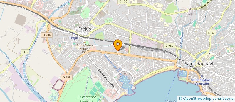 localisation de l'entreprise MONSIEUR MOHAMED KAIBI à FREJUS