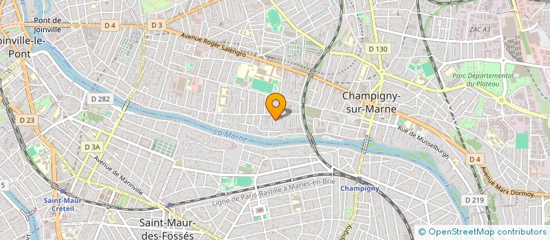 localisation de l'entreprise MONSIEUR MOHAMED KAID SLIMANE à CHAMPIGNY-SUR-MARNE