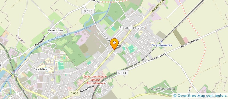 localisation de l'entreprise MONSIEUR MOHAMED KALAI  ESCAUDUVRES