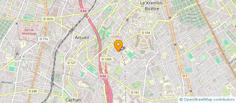 localisation de l'entreprise MONSIEUR MOHAMED KALBOUSSI  LE KREMLIN-BICETRE