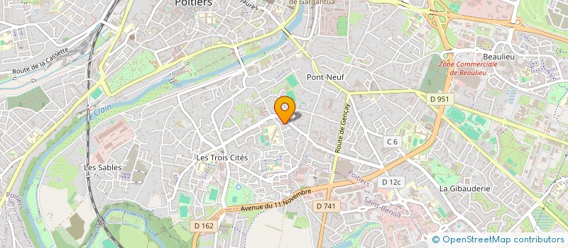 localisation de l'entreprise MONSIEUR MOHAMED KAMAL ADAM  POITIERS