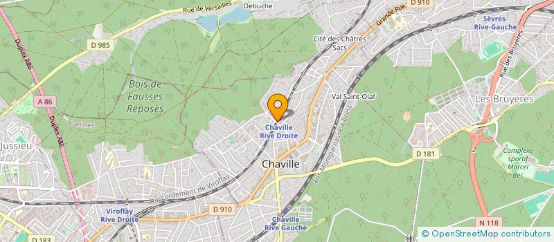 localisation de l'entreprise MONSIEUR MOHAMED KAMEL MOHAMED à CHAVILLE