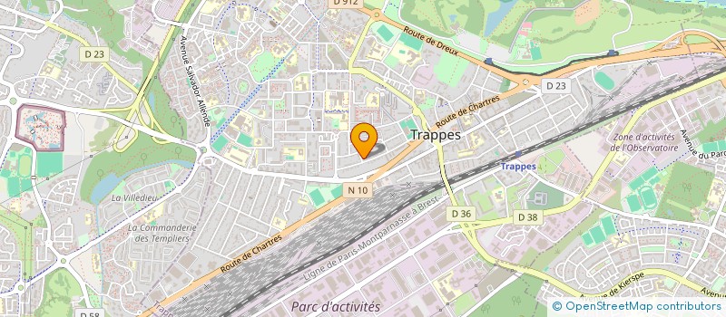 localisation de l'entreprise MONSIEUR MOHAMED KAMLI à TRAPPES