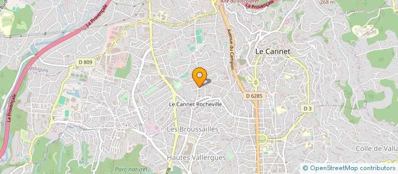 localisation de l'entreprise MONSIEUR MOHAMED KAMOUA à LE CANNET