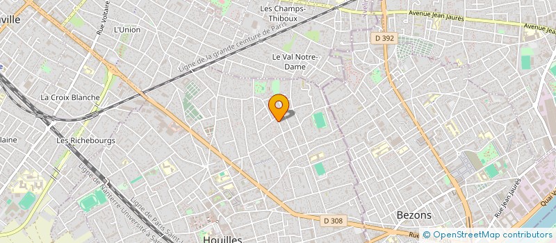 localisation de l'entreprise MONSIEUR MOHAMED KAOUACHI à HOUILLES
