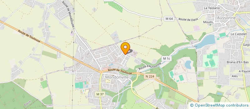 localisation de l'entreprise MONSIEUR MOHAMED KAOUCHI  MONDONVILLE