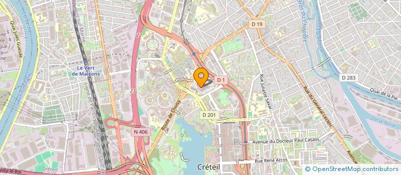 localisation de l'entreprise MONSIEUR MOHAMED KARAOUD  CRETEIL