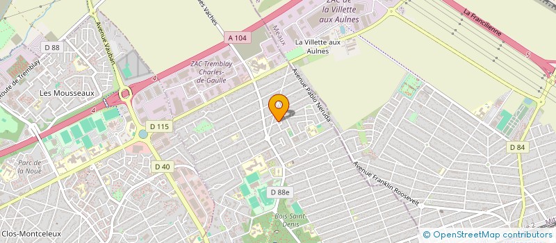 localisation de l'entreprise MONSIEUR MOHAMED-KARIM BENREDJEM à TREMBLAY-EN-FRANCE