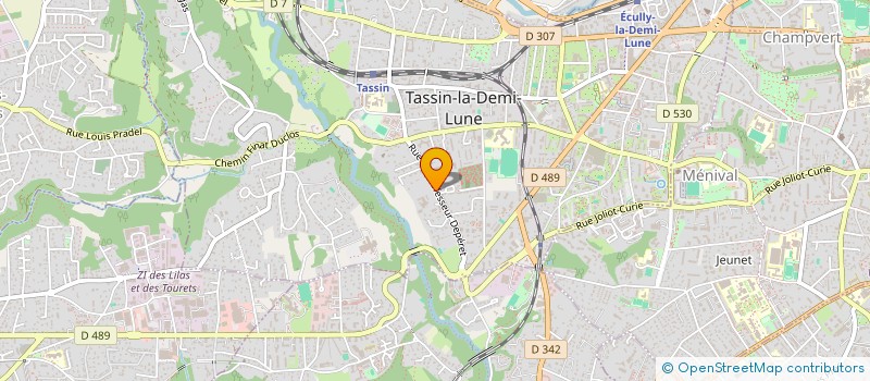 localisation de l'entreprise MONSIEUR MOHAMED KARKZOU  TASSIN-LA-DEMI-LUNE