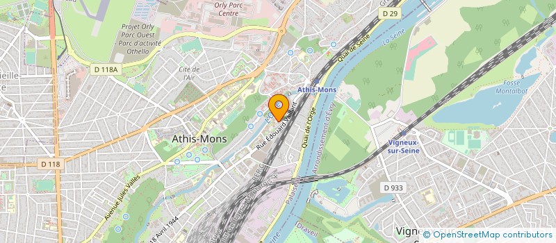 localisation de l'entreprise MONSIEUR MOHAMED KAROUI à ATHIS-MONS