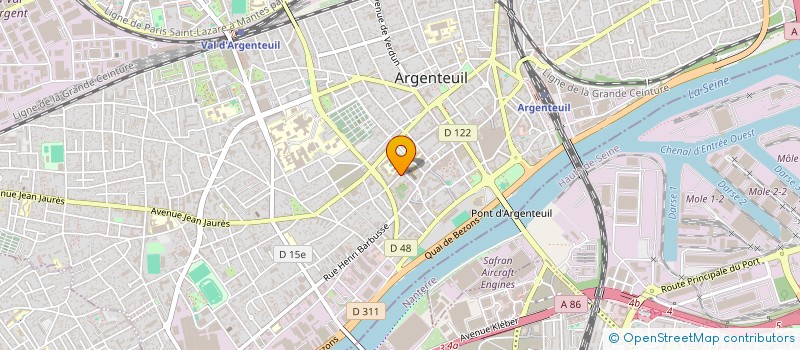 localisation de l'entreprise MONSIEUR MOHAMED KASDI  ARGENTEUIL