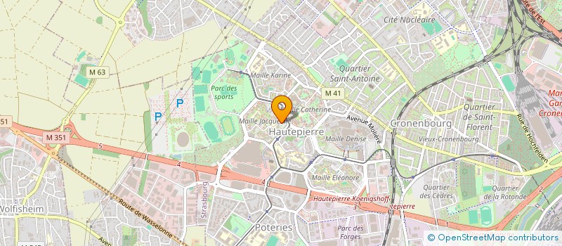 localisation de l'entreprise MONSIEUR MOHAMED KASMI à STRASBOURG