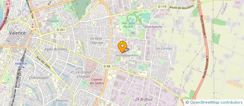 localisation de l'entreprise MONSIEUR MOHAMED KASSAH-LAOUAR à VALENCE