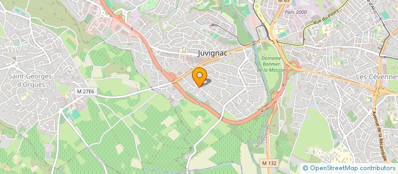 localisation de l'entreprise MONSIEUR MOHAMED KASSI  JUVIGNAC