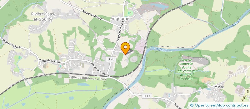 localisation de l'entreprise MONSIEUR MOHAMED KEBDANI  RIVIERE-SAAS-ET-GOURBY