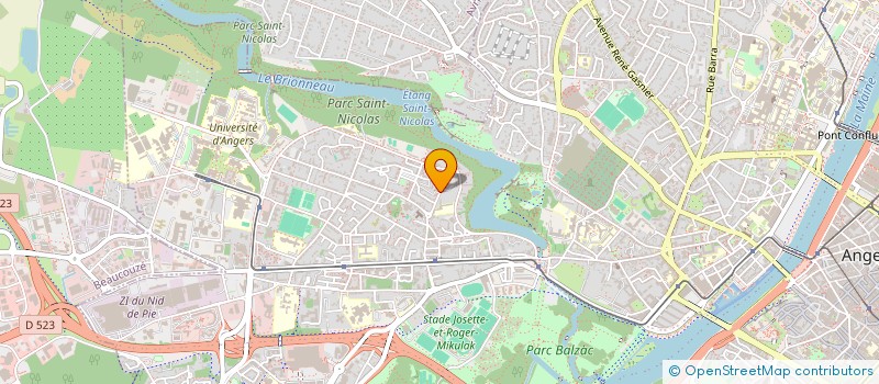 localisation de l'entreprise MONSIEUR MOHAMED KEBE à ANGERS