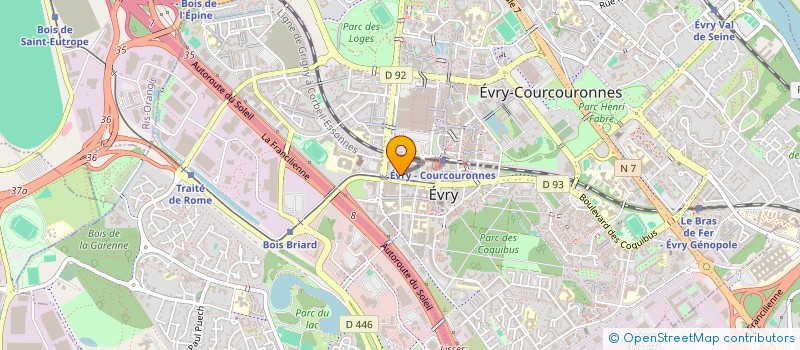 localisation de l'entreprise MONSIEUR MOHAMED KECHAOU  EVRY-COURCOURONNES