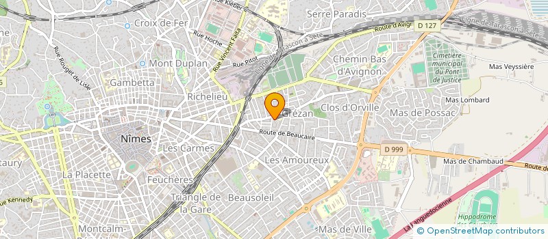 localisation de l'entreprise MONSIEUR MOHAMED KECHOUH  NIMES