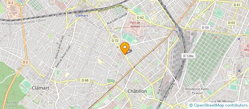 localisation de l'entreprise MONSIEUR MOHAMED KEFI à CHATILLON