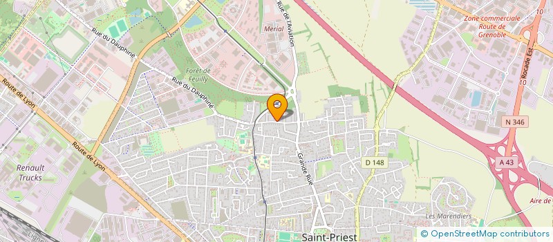 localisation de l'entreprise MONSIEUR MOHAMED KEHEL  SAINT-PRIEST