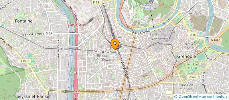 localisation de l'entreprise MONSIEUR MOHAMED KEITA  GRENOBLE