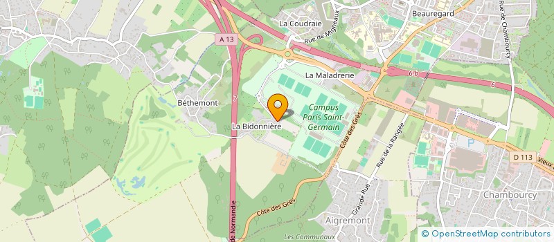 localisation de l'entreprise MONSIEUR MOHAMED KEITA à POISSY