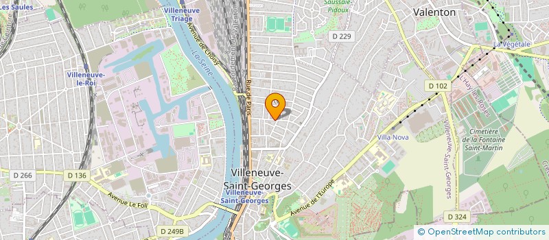 localisation de l'entreprise MONSIEUR MOHAMED KEITA  VILLENEUVE-SAINT-GEORGES