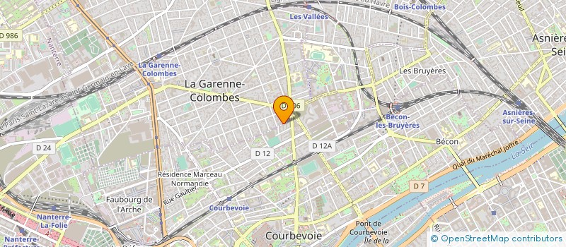 localisation de l'entreprise MONSIEUR MOHAMED KELLA BENNANI à LA GARENNE-COLOMBES