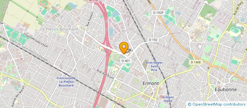 localisation de l'entreprise MONSIEUR MOHAMED KENNANI à ERMONT