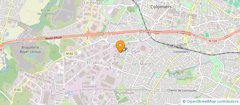 localisation de l'entreprise MONSIEUR MOHAMED KERFOUF à COLOMIERS