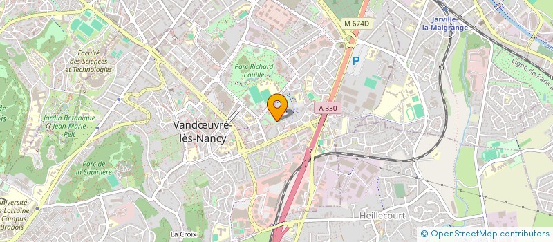 localisation de l'entreprise MONSIEUR MOHAMED KERMICHE  VANDUVRE-LES-NANCY