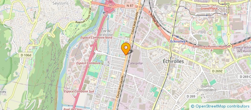 localisation de l'entreprise MONSIEUR MOHAMED KEROUACHE à ECHIROLLES