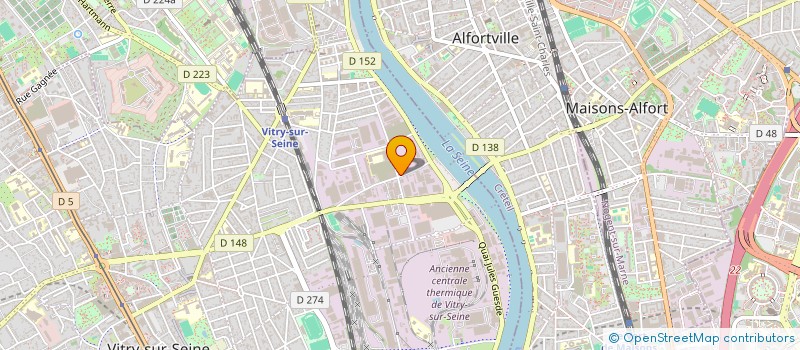 localisation de l'entreprise MONSIEUR MOHAMED KEROUAZ  VITRY-SUR-SEINE